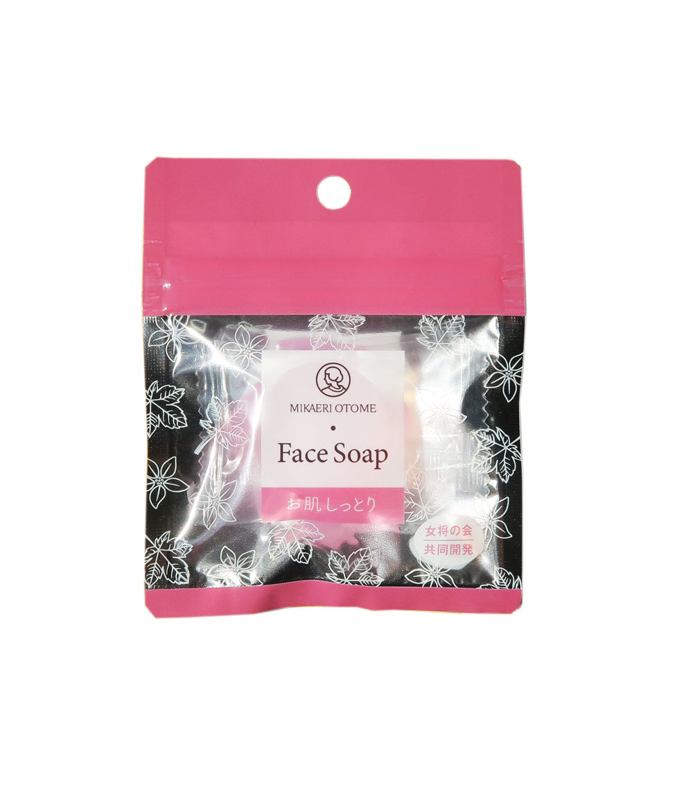 MIKAERI　OTOME みかえり乙女温泉石鹸 〈しっとり〉ピンク 8g